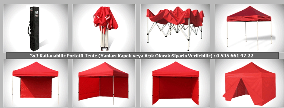 3x3 Katlanabilir Portatif Tente Çadır