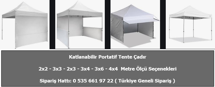 Katlanabilir Portatif Çadır Tente