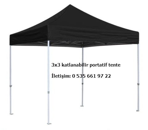 3x3 Katlanabilir Portatif Tente Çadır